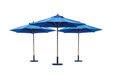 Versatile Outdoor Umbrellas Isolated on transparent Background for Commercial Use