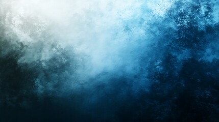 Obraz premium Abstract Blue Smoke Background, Atmospheric Effect