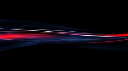 Abstract dynamic glowing lines on black background. Possible use digital wallpaper