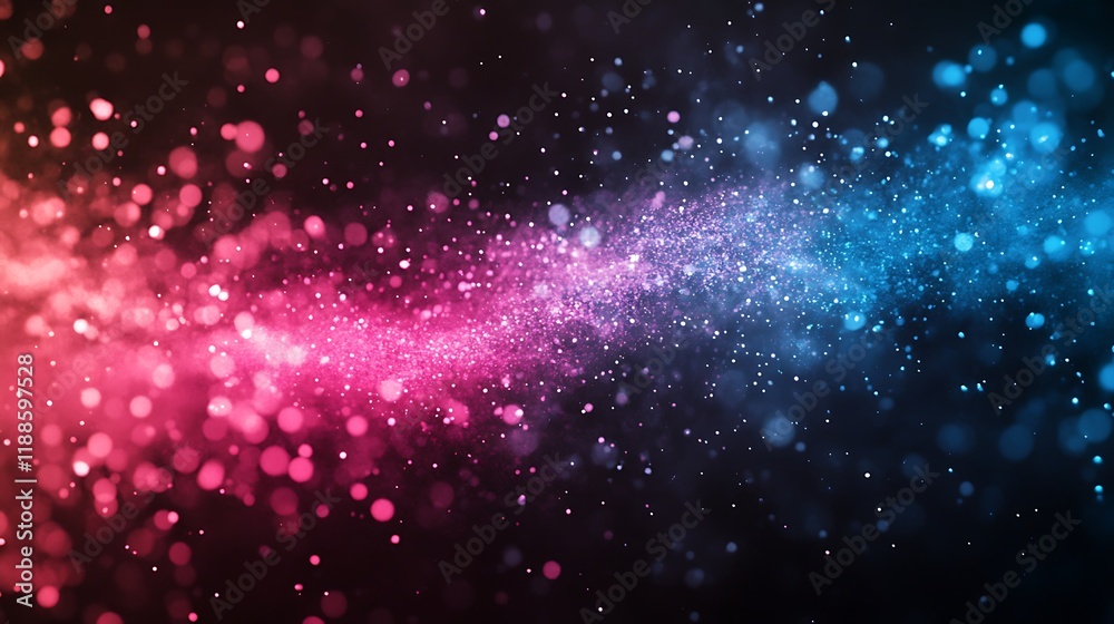 Wall mural abstract colorful bokeh lights background