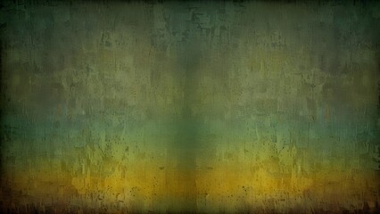 Obraz premium colorful vintage texture, distressed old textured painted design with yellow green, light green and dark khaki colors. Generative AI