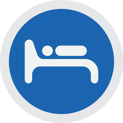 Fototapeta premium Rest Area Sign Symbol