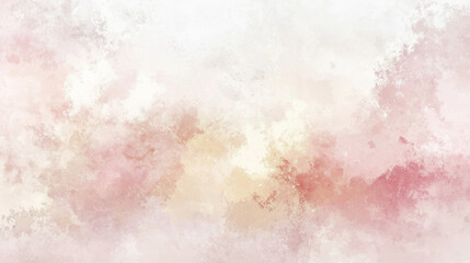 Fototapeta premium Abstract blurred background of pink beige asian flowers ink wallpaper, spring soft colors romantic botanical gradient aesthetic flow bloom dreamy vintage texture pattern painting illustration