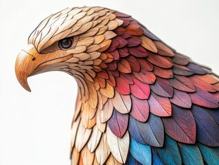 Fototapeta premium Colorful Peacock Feathers Art Decoration