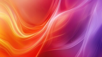 Abstract Swirling Hues: A Symphony of Warm and Cool Colors