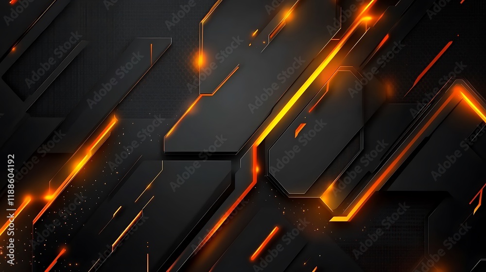 Aufkleber abstract geometric tech background