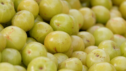 Fresh vegetable alma or amloki is healthy fruit for human body.