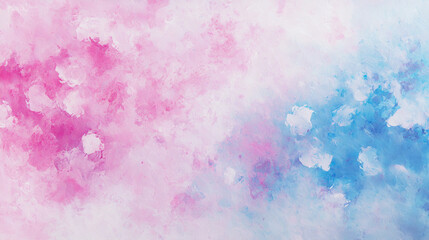 Fototapeta premium Abstract blurred background of pink blue flowers plants, silk smoke shape beauty fashionable illustration