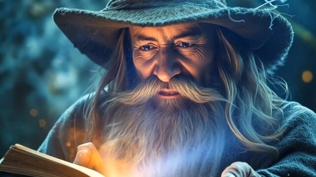 Old and scary Halloween witch with a big hat. Generative AI