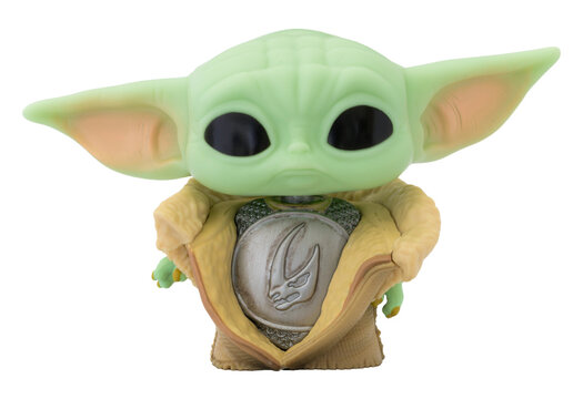 Dortmund - Deutschland 5. Januar 2025 Funko Pop Figur Grogu- Studio Aufnahme