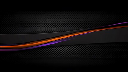 Abstract Dark Background Design with Wavy Lines