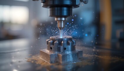 Precision machining process creates metal component