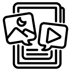 Digital content icon