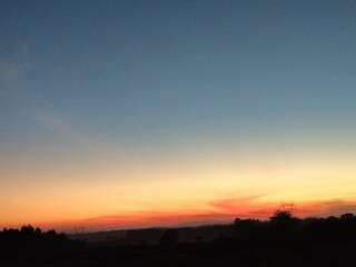 Obraz premium sunset in the mountains