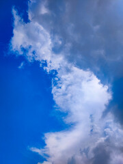 Obraz premium blue sky with clouds