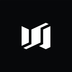 initial letter SW WS logo icon design