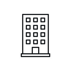 Block of flats icon.