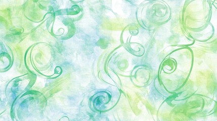 Serene Watercolor Swirls: A Delicate Abstract Background