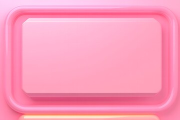 Fototapeta premium Minimalist 3D digital cubes glowing softly in an orderly pattern with an empty space in the center for a brand name