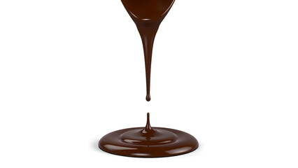 chocolate background abstract liquid pouring from top