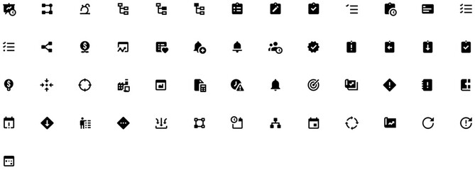 Set of Business Strategy icons