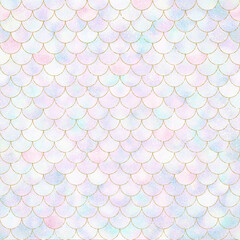 Holographic Mermaid Texture, Digital Paper, Fish Scale Texture Background