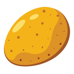 illustration of a Potato isolated on white background