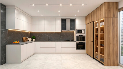 modern kitchen interior