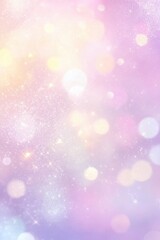 Obraz premium Enchanting pastel bokeh background with silver glitter for elegant product displays and creative advertising visuals