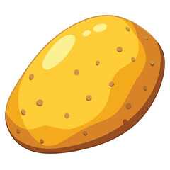 illustration of a Potato isolated on white background