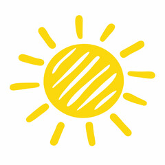 funny sun illustration