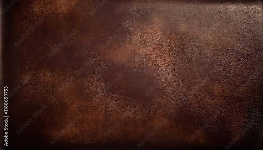 Poster rich textured brown leather background with a rustic and vintage effect for graphic design, branding