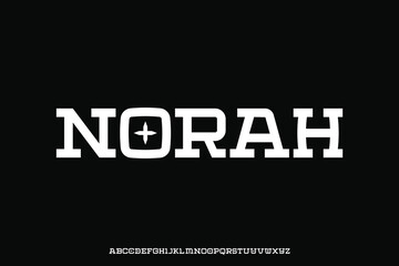 Display alphabet font vector design suitable for headline, poster, logo, magazine and many more