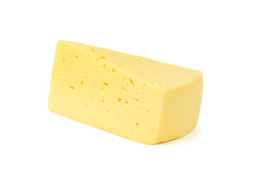 Cheese on a white background