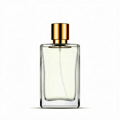 Glass perfume bottlewith lid