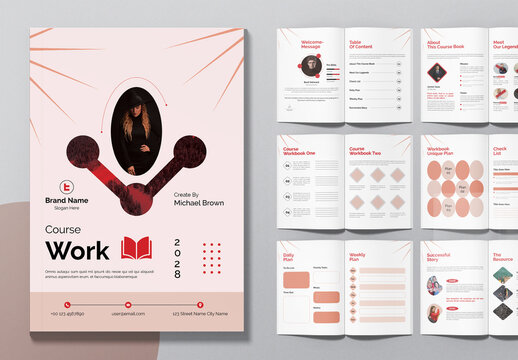 Course Work Book Layout
