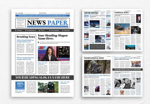 Modern Classic Newspaper Template