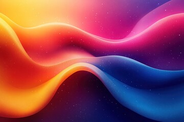 Vibrant graphic layouts for promotional flyers featuring colorful wave patterns