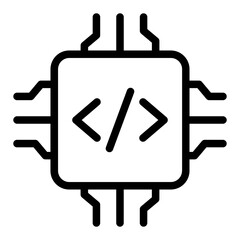 chip outline icon
