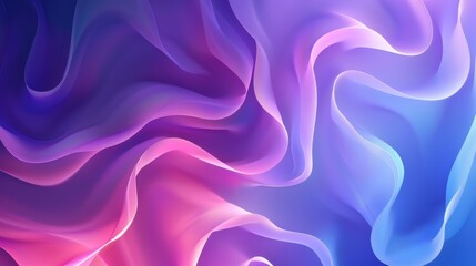 Obraz premium Abstract Purple Blue Pink Wave Wallpaper