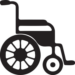 isolated black wheelchair icon Vector, black wheelchair Silhouette,black wheelchair icon set, black wheelchair for logo,color wheelchair Vector illustration, Vector Graphic, EPS 10 , clip art work,