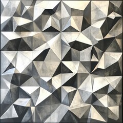 Abstract Geometric Shapes Art. A Striking Modern Geometric Design. Contemporary Wall Art with Intricate Geometric Patterns. A Stylish Piece for Modern Interior