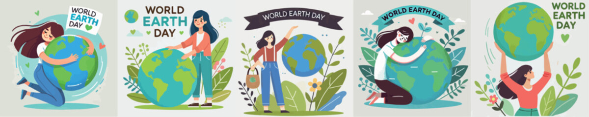 Women celebrating World Earth Day