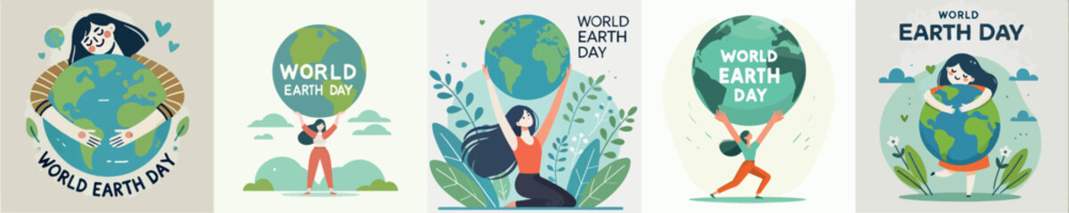 Women celebrating World Earth Day