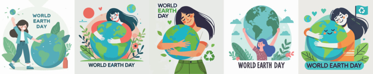 Women celebrating World Earth Day