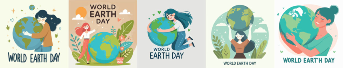 Women celebrating World Earth Day