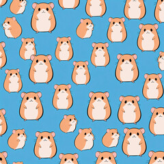 Obraz premium seamless pattern with animals