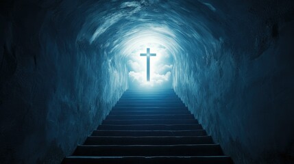 Sacred Stairway into Cathedral