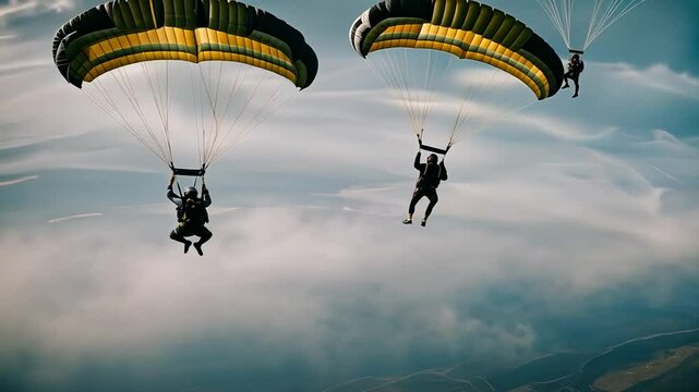 Army parachutist group.