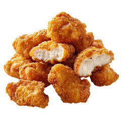 chicken nuggets isolated transparent background